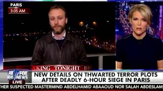 Jake Wallis Simons on Fox News' The Kelly File during Paris attacks