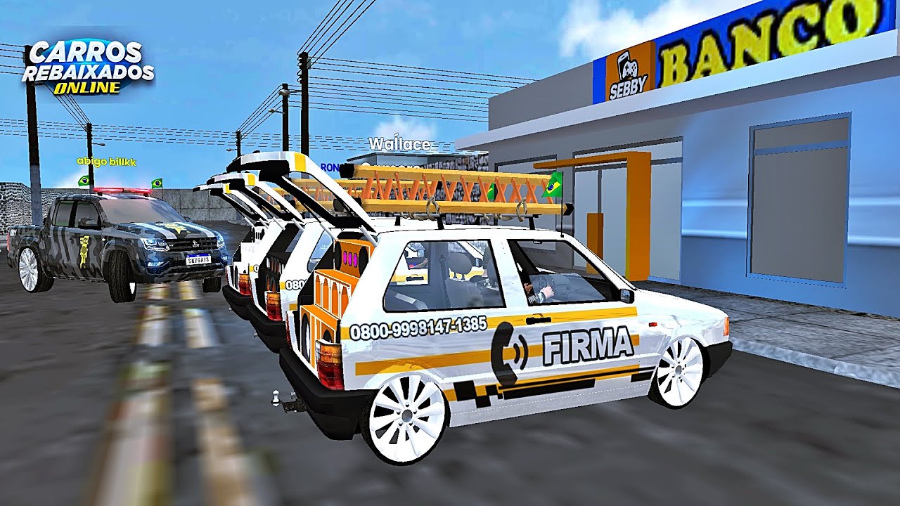 FIZ UMA FIAT UNO NO JOGO BRASILEIRO - CARROS REBAIXADOS ONLINE