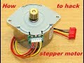 Simple best life hack run a 12v stepper motor without a driver