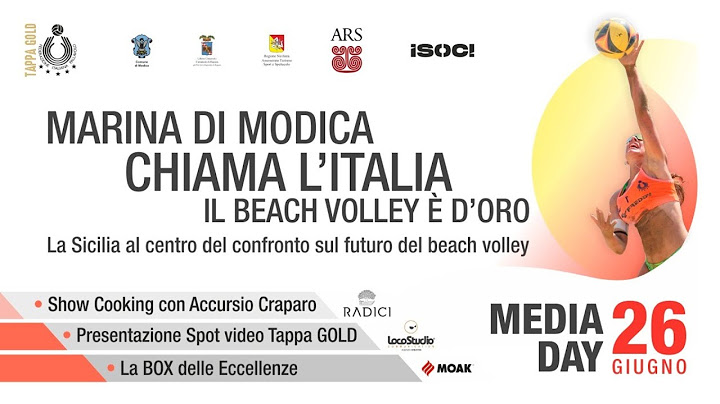 Media Day I Soci | Presentazione tappa di Beach Volley Marina di Modica