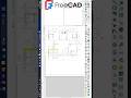 2d Floor Design TUTORIAL #autocad #freecad #freecadtutorial #dhurandhar