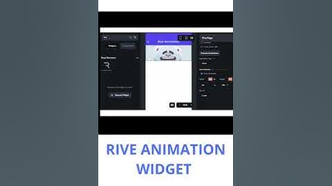 FLUTTERFLOW RIVE ANIMATION WIDGET #flutterflow #videotutorial #flutter #shorts #riveanimation