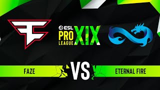 FaZe vs. Eternal Fire - Map 2 [Mirage] - ESL Pro League Season 19 - Group A