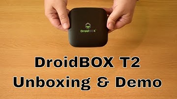DroidBOX T2 Unboxing and Demo Review - Best 2017 budget android box!