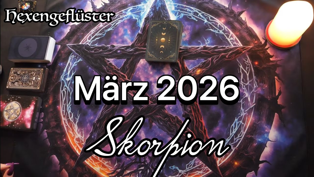 Skorpion März 2026 | Das Rad des Schicksals, liefert Dir den Neuanfang.