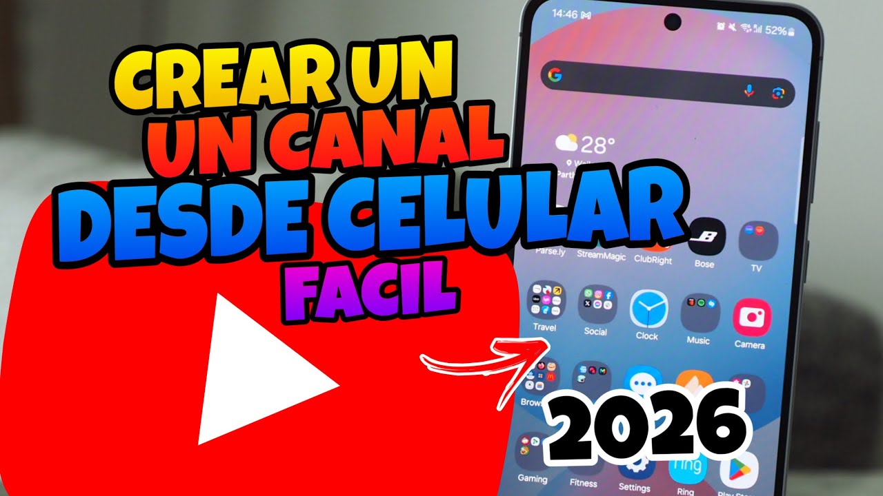 👉 Como CREAR un CANAL de YOUTUBE desde CELULAR 2026 - YouTube