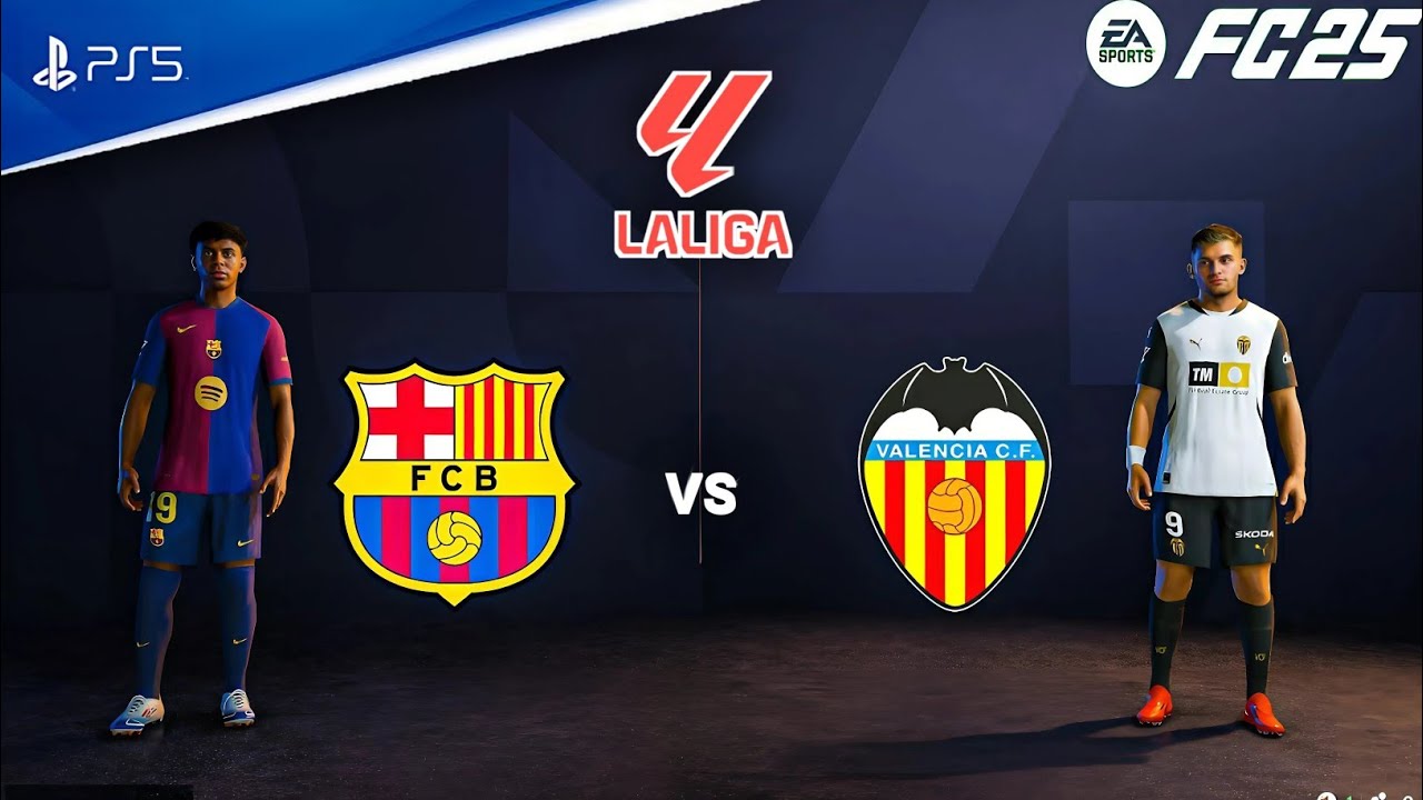 FC 25 - Barcelona vs. Valencia | La Liga 24/25 Full Match | PS5™ [4K60 ...