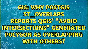 Why postgis st_overlaps reports Qgis