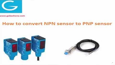How to convert NPN sensor to PNP sensor