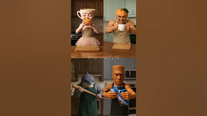 Tung Tung Sahur x Tralalero Tralala x Udin Din Din Dun x Ballerina Cappuccina #shorts #brainrot