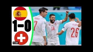 ملخص مباراة اسبانيا وسويسرا  1-1 يورو 2020    مباراة قوية جودة HD 🔥🔥 Switzerland vs Spain