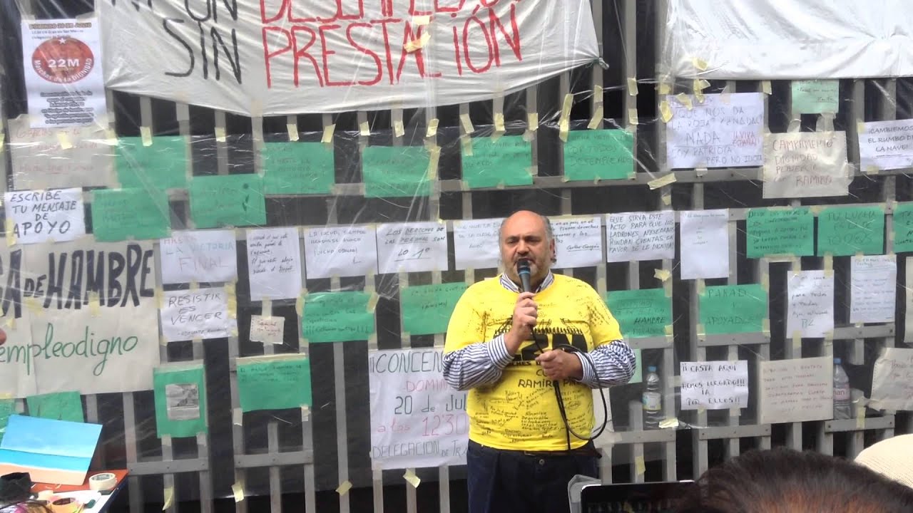 concentración en apoyo a ramiro pinto en león el 20 julio de 2014