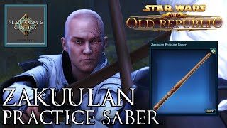 Zakuulan Practice Saber - New SWTOR Cartel Market Weapon | Platform Six Cantina