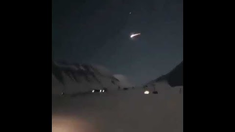 Never seen Meteor over Norway