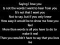 More than words extreme lyrics