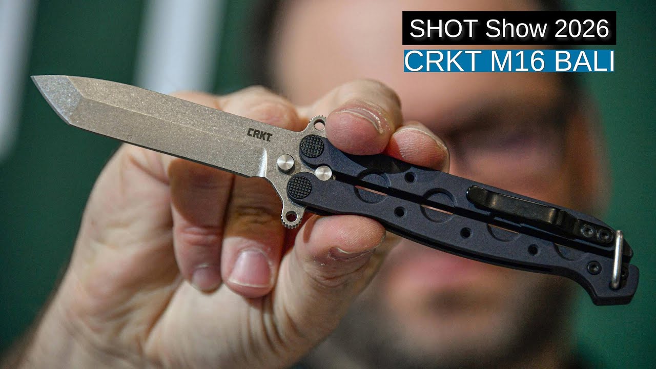 SHOT Show 2026 - CRKT M16 Bali - YouTube
