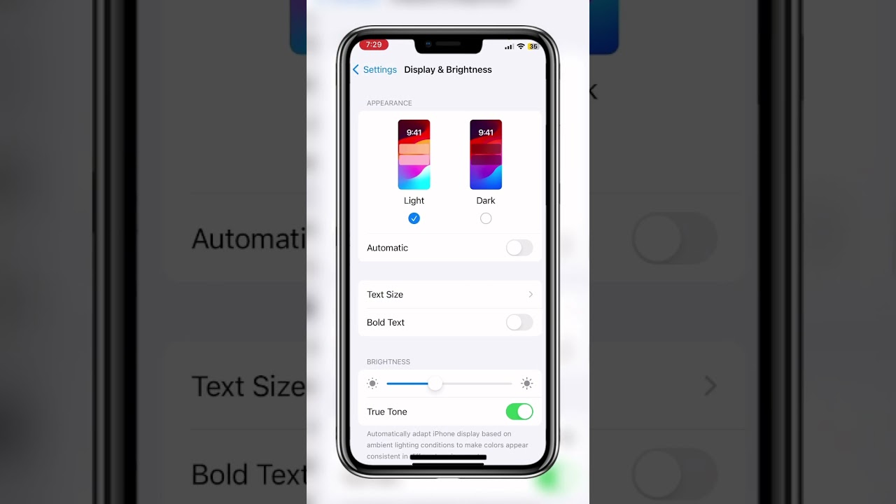 How To i phone Dark And Light Mode Select on
