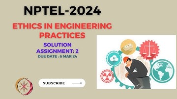 Solutions of NPTEL Ethics in Engineering practices Assignment 2 Apr-may 2024
