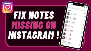 How to Fix Notes Not Showing on Instagram !