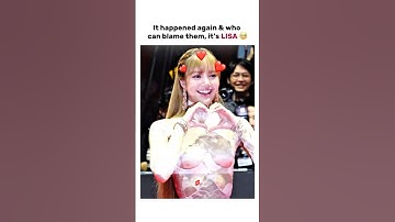 Cus she is LISA 🙊🥹#trending #blackpink #lisa #lalisamanoban #kpop #viralshorts #fyp #fanmeeting