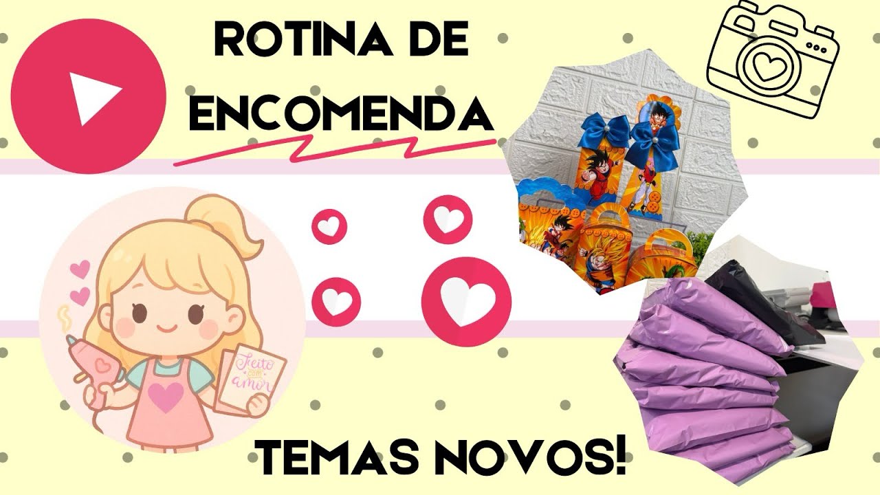 ROTINA DE ENCOMENDA - SÓ VENDE MINNIE, FIZ PORTIFÓLIO, COMPREI FACA NOVA‼️🩷