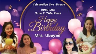 Happy Birthday Mrs. Ubeybe Open Mic Live Celebration