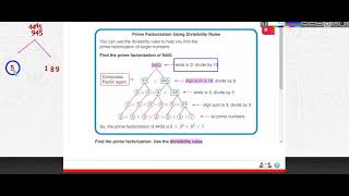 prime factorization larger numbers