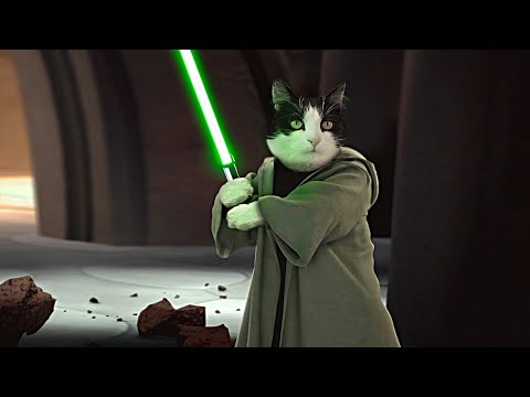 Star Wars with a Cat - MEOW WARS | Meowdrama