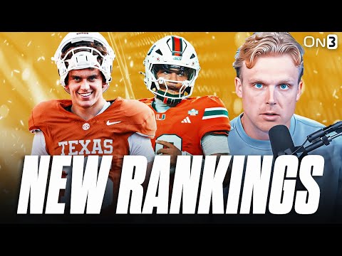 NEW College Football Playoff Rankings | Texas, Miami, Ohio State, Georgia