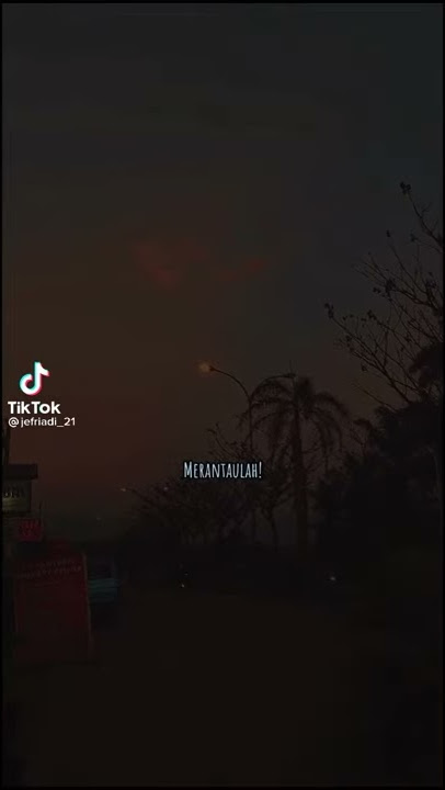 merantaulah agar kamu tau cara hidup diatas kaki sendiri ❓story wa 30 detik tiktok