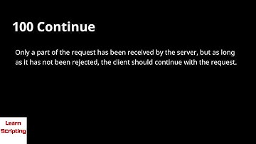 Status Code Starts With 1XX Information