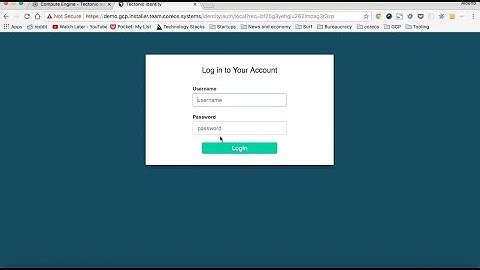 How to run Tectonic on Google Cloud