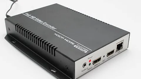 HDMI 1080p Encoder UHE265-1L Unboxing and Menu Exploration