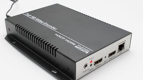 HDMI 1080p Encoder UHE265-1L Unboxing and Menu Exploration