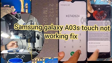 Samsung galaxy A03s touch not working fix || mobile CPU Reballing tricks