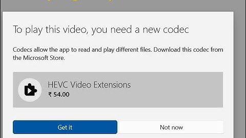 Lỗi to play this video you need a new codec năm 2024