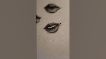 How to draw lips ✨️ pt.3 #drawing #art #howtodraw #shorts