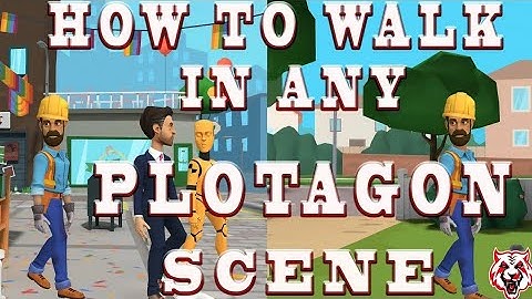 How To Walk In Any Plotagon Scene for Android and iphone users