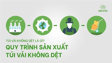 Quy trình sản xuất túi vải không dệt