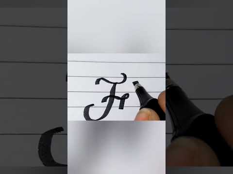 FM #youtubeshorts #blog #mrsmindvoice #brushpen  #new #calligraphypen #trending #alphabet #fn #f #m