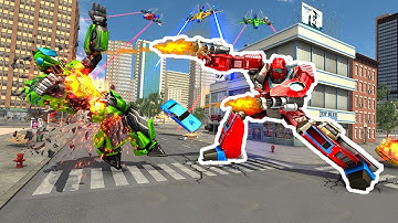 Drone Robot Car Game - Robot Transforming Games | By Buntoo Games | Android Gameplay | Walkthrough