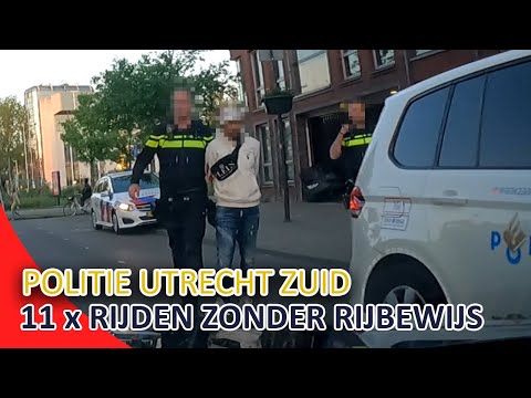 Politie Utrecht Zuid | 11e keer rijden zonder rbw | Overlast | Inbraak melding | Hondengeleider