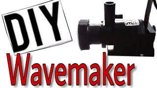 DIY:How To Make A WAVEMAKER For an Aquarium || POWERHEAD HACK