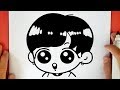 HOW TO DRAW CUTE JUNGKOOK
