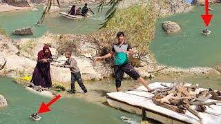 Back Home With Firewood Kazem Akrams River Journey Nomadic Life Family Teamwork
