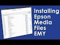 How to Install an Epson Media File in the Epson Media Installer App