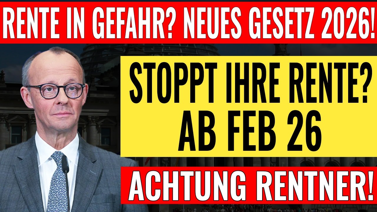 Schock für Rentner?Diese 6 Änderungen betreffen ALLE Rentner ab 23. Februar!