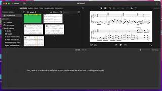 How to make a music-score video Walk Through