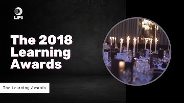 The 2018 Learning Awards | The Learning and Performance Institute