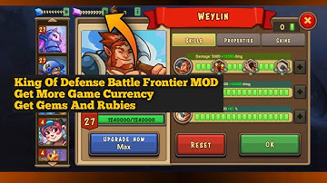 King Of Defense Battle Frontier MOD | Get More Game Currency | Get Gems And Rubies